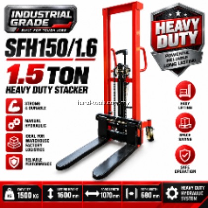 sfh150/1.6 1.5 ton x1.6 meter Heavy duty stacker